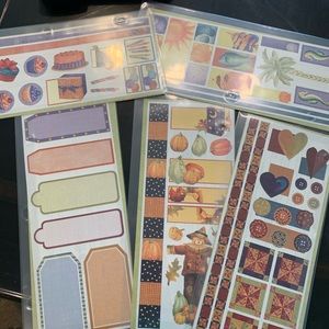 Creative Memories Cottage stickers - 5 packs!